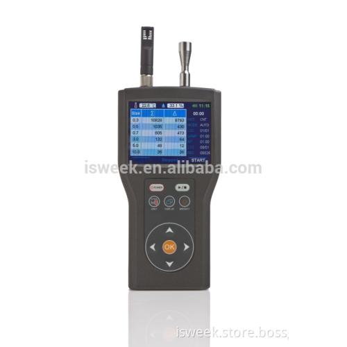 Handheld Particle Counter with Display 0.3~10um Particle Measure P611